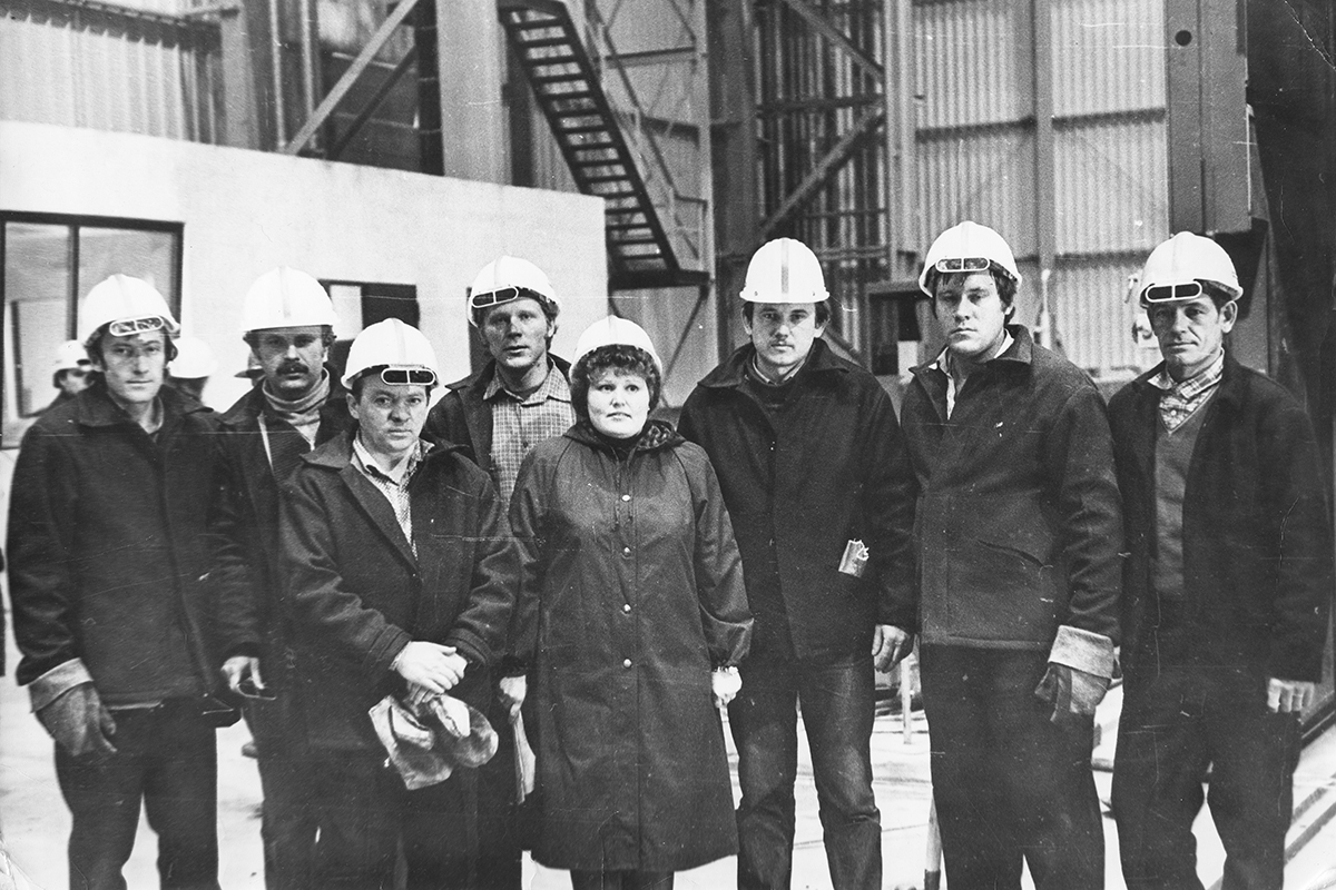 1984 г. Пусковая бригада ЭСПЦ